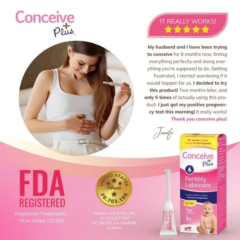 Conceive Plus Fertility Lubricant 8x4g Pre-Filled Applicators