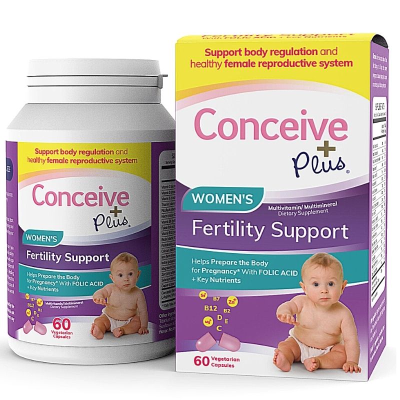 Ovulation Bundle - Female Fertility Supplement 60 Pills + Ovulation Support 120 
