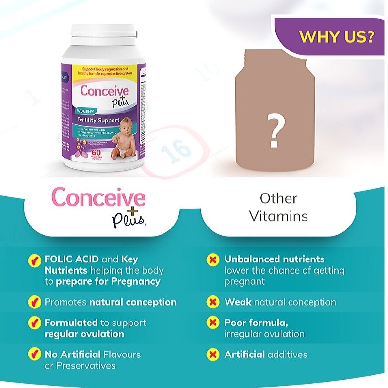 Conceive Plus Womens Fertility Support 60 Caps