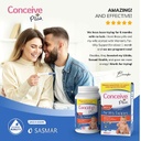 Conceive Plus Men's Fertility Support 60 Caps + 30ml Lubricant