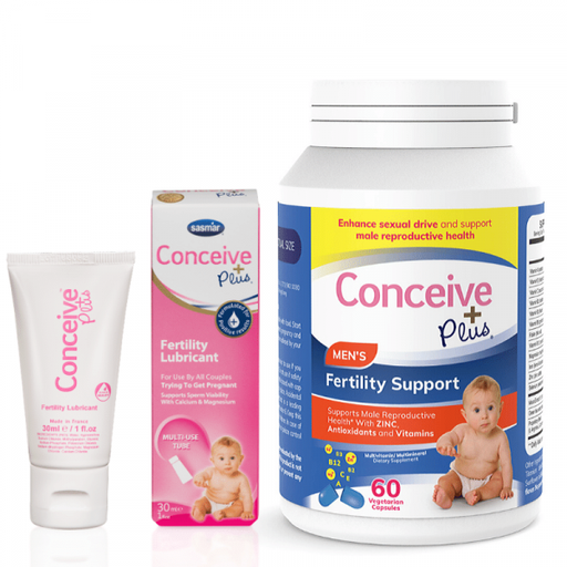 [CMB87141] Conceive Plus Men's Fertility Support 60 Caps + 30ml Lubricant