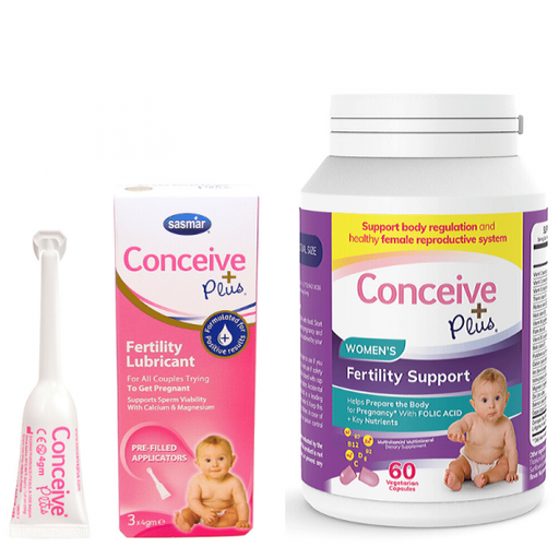 [CMB87046] Conceive Plus Women's Fertility Support 60 Caps + 3 Lubricant Applicators